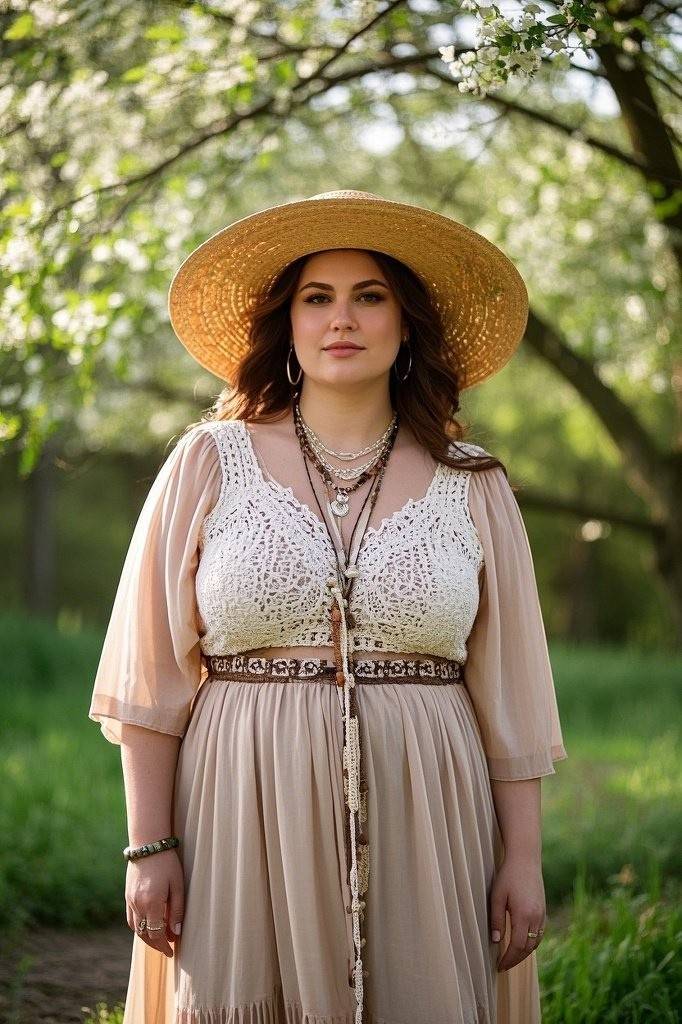 Key Boho Chic Elements for Plus-Size