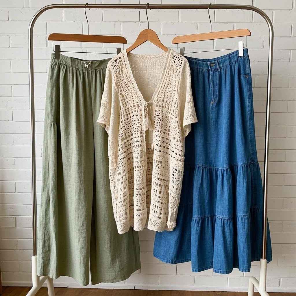 Key Silhouettes & Fabrics