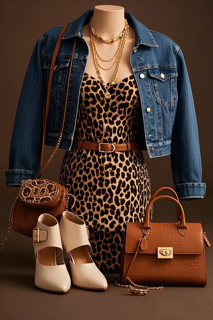 How to Accessorize Your Animal Print Dress
