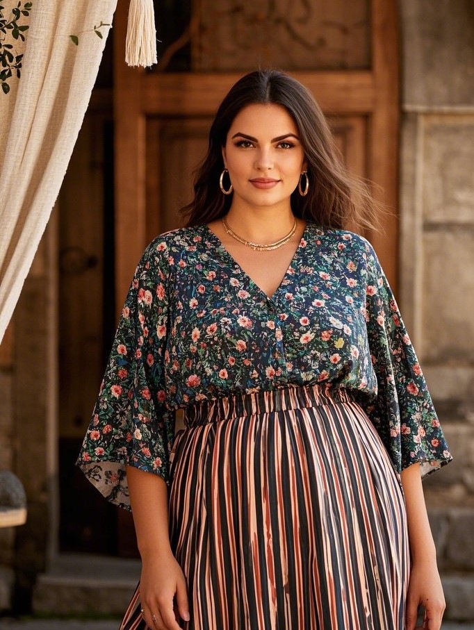 8. Mixing Prints Like a Boho Pro
