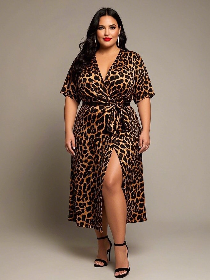 10. Plus Size Animal Print Perfection
