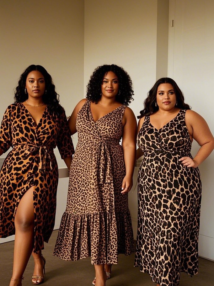 8. Plus-Size Friendly Animal Print Outfits