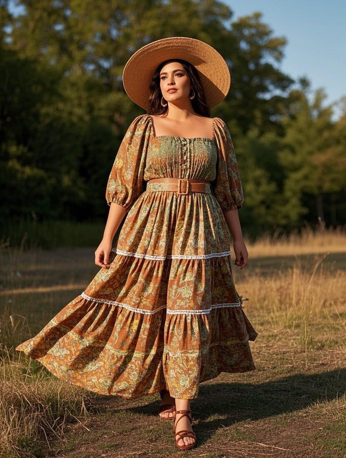 1. Flowy Maxi Dresses: The Boho Staple