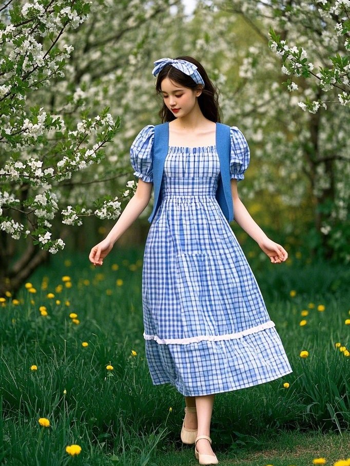 2. The Cottagecore Gingham Dream