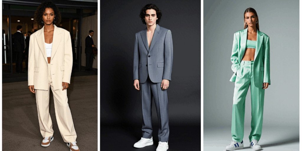Celebrities Leading the Charge: Sneakers with Suits in Spring 2025