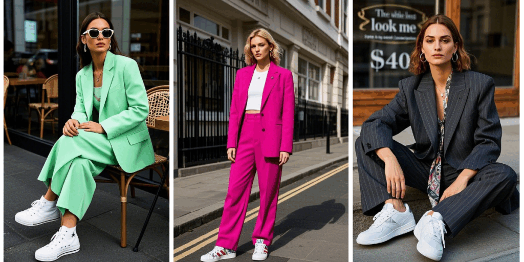 Real-Life Inspirations: How Everyday Fashionistas Rock Sneakers with Suits