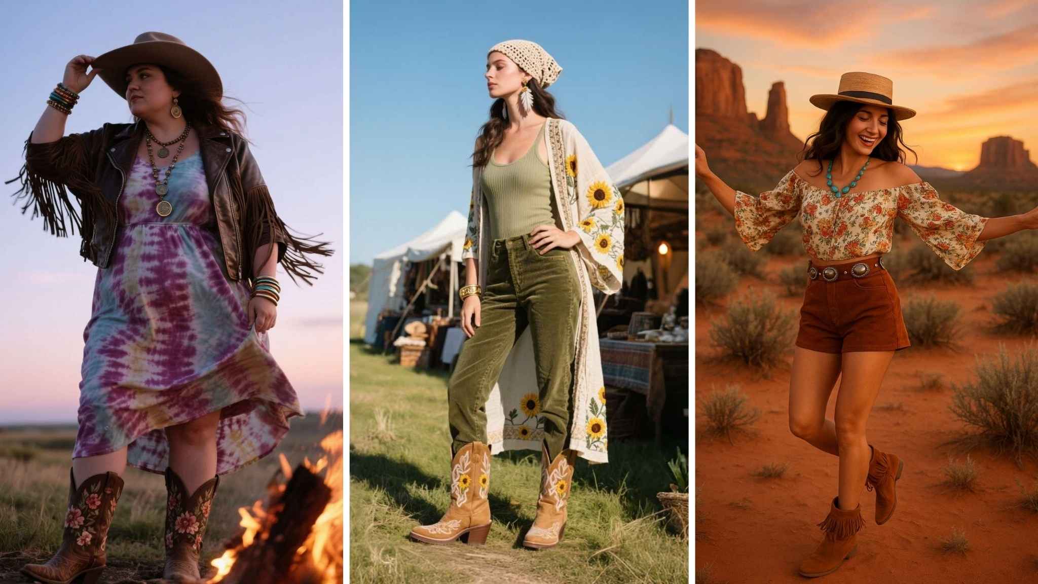 Boho Cowgirl Chic: Free-Spirited Western Style for Adventurous Wardrobes