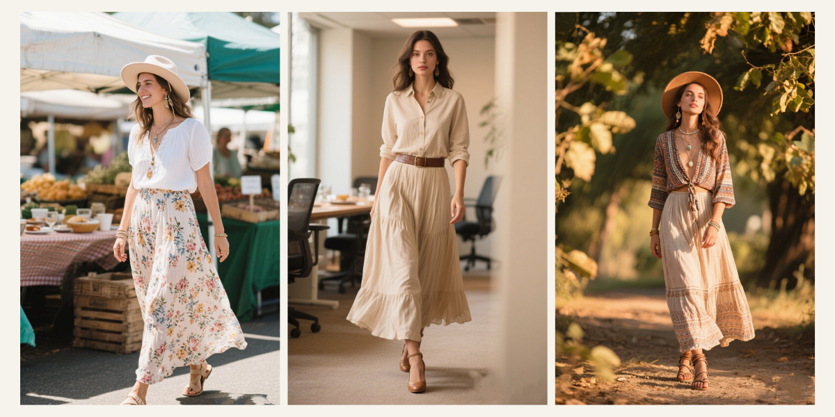 10 Boho Maxi Skirt Outfits to Elevate Your Style