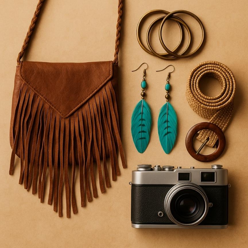 Boho Accessories and Footwear