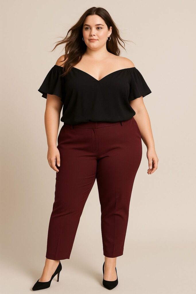 Opt for Flattering Necklines and Sleeves