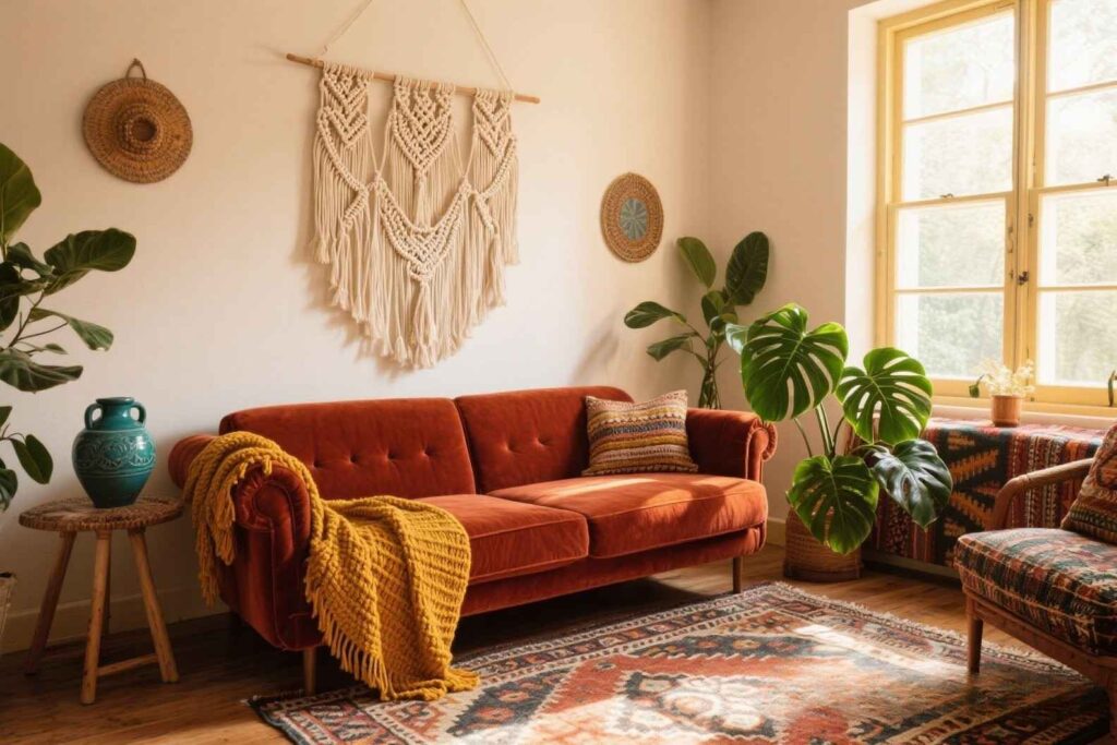Applying Boho Colors in Interior Design