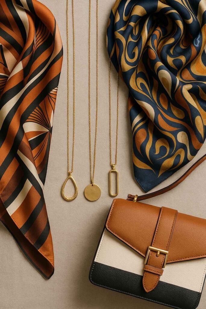 Use Prints, Colors, and Accessories Wisely