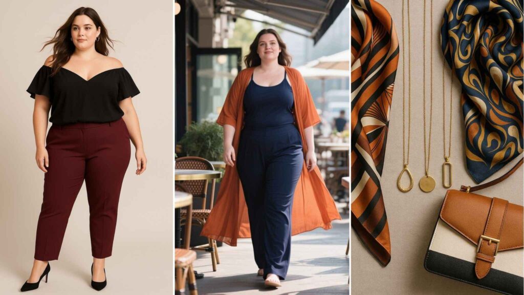 How to Style Plus-Size with Big Belly?