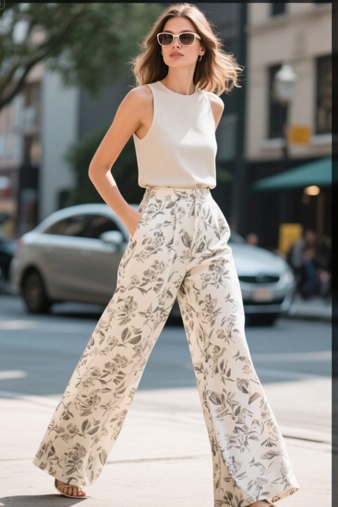 What to Wear with Wide Leg Pants
