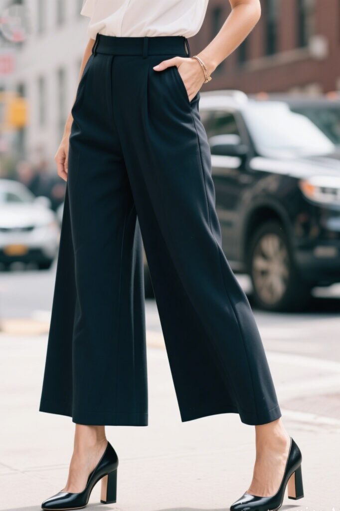 What to Wear with Wide Leg Pants