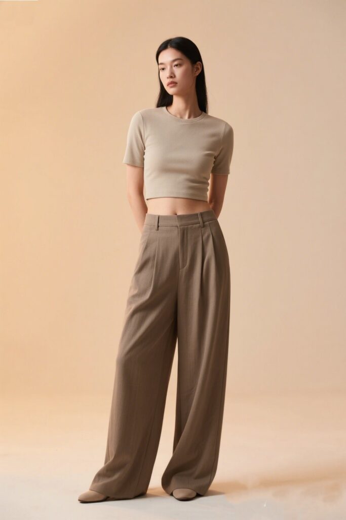 ✅ Tuck in Your Top or Wear a Crop