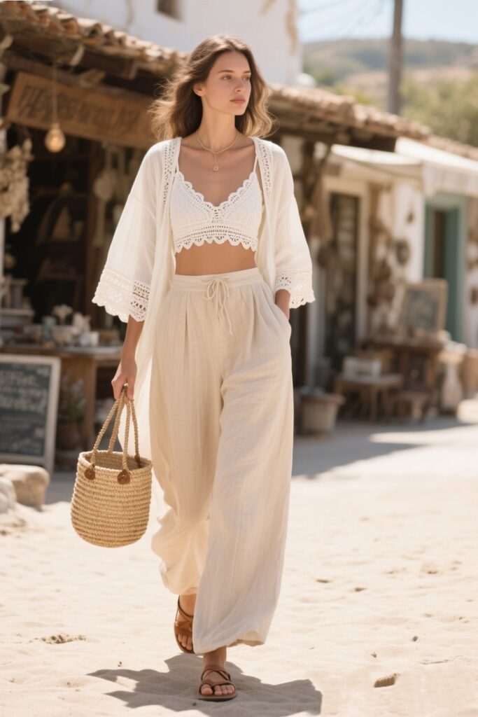🤎 2. Warm Neutrals: For Soft, Airy Layers