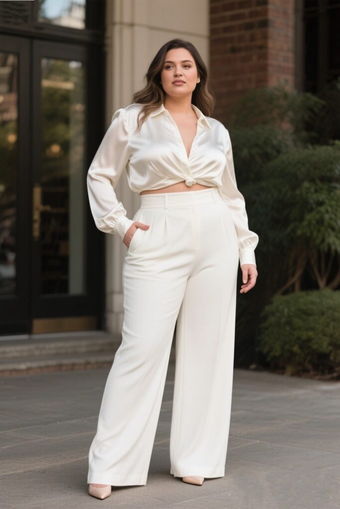 2. High-Waisted Heaven: Tailored Bottoms