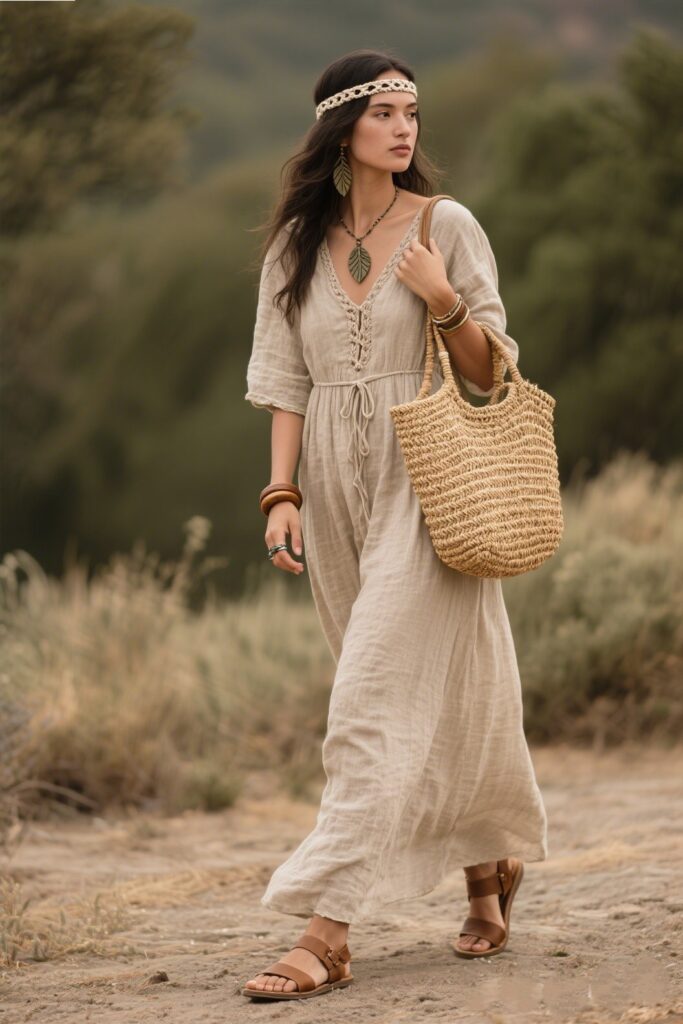 🌼 1. The Earthy Bohemian