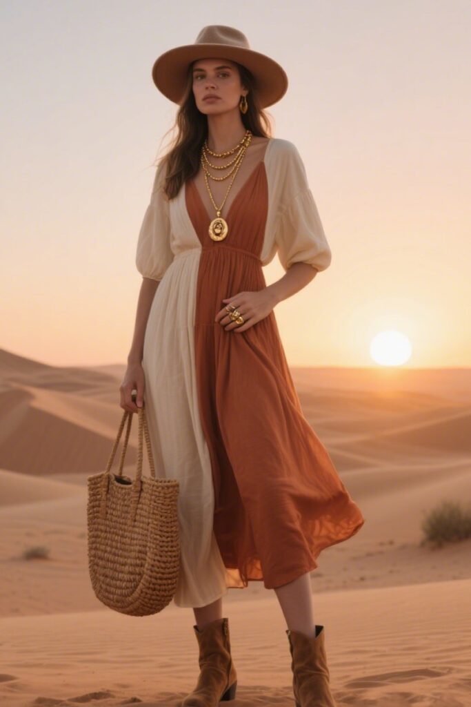 🌾 1. The “Desert Muse” Look