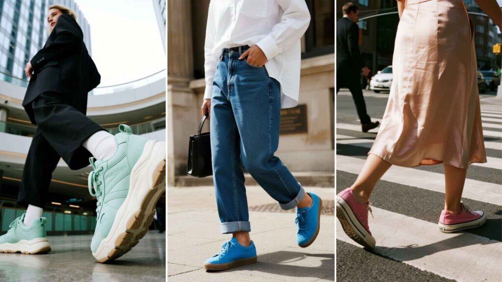 Are Colored Sneakers in Style?