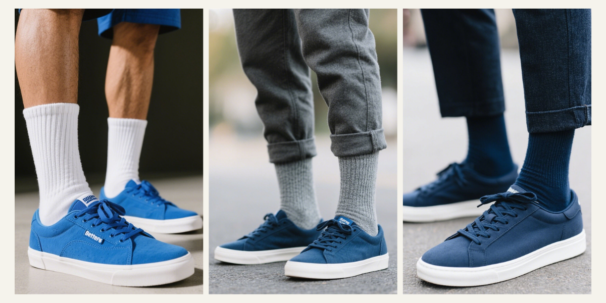 What Color Socks to Wear with Blue Sneakers?