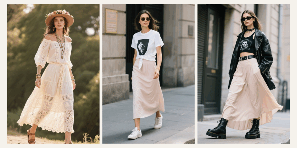 How to Dress a Maxi Skirt?