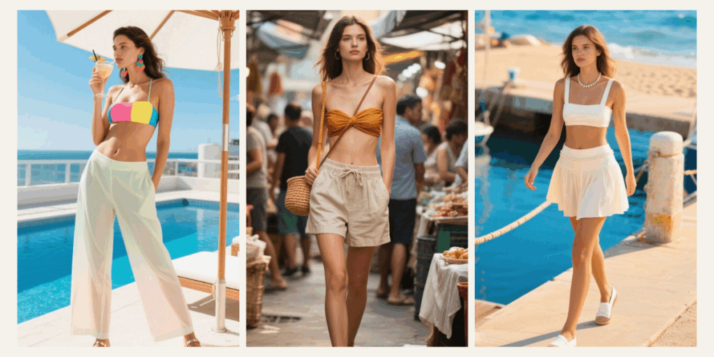 10 Stylish Conservative Bikini Looks for Tropical Vacations