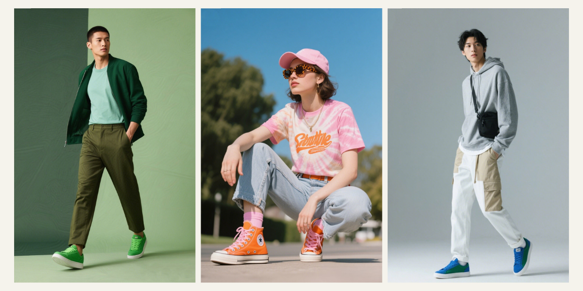 How to Style Colored Sneakers with Confidence