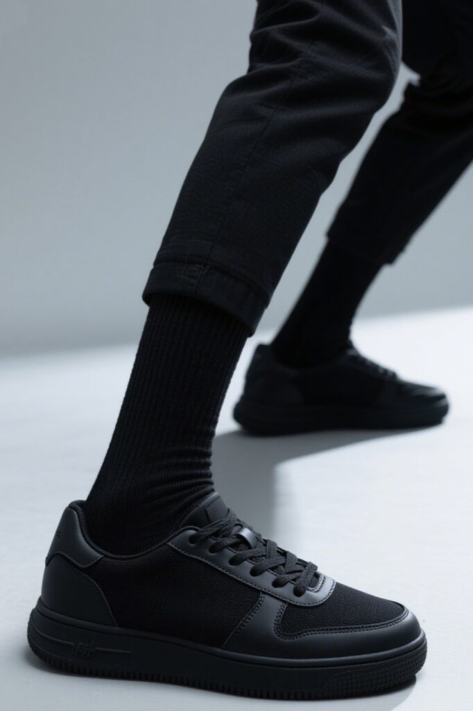 2. Black Socks – Sleek and Seamless