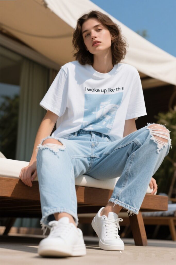 🌞 1. Casual Cool – The Weekend Fit