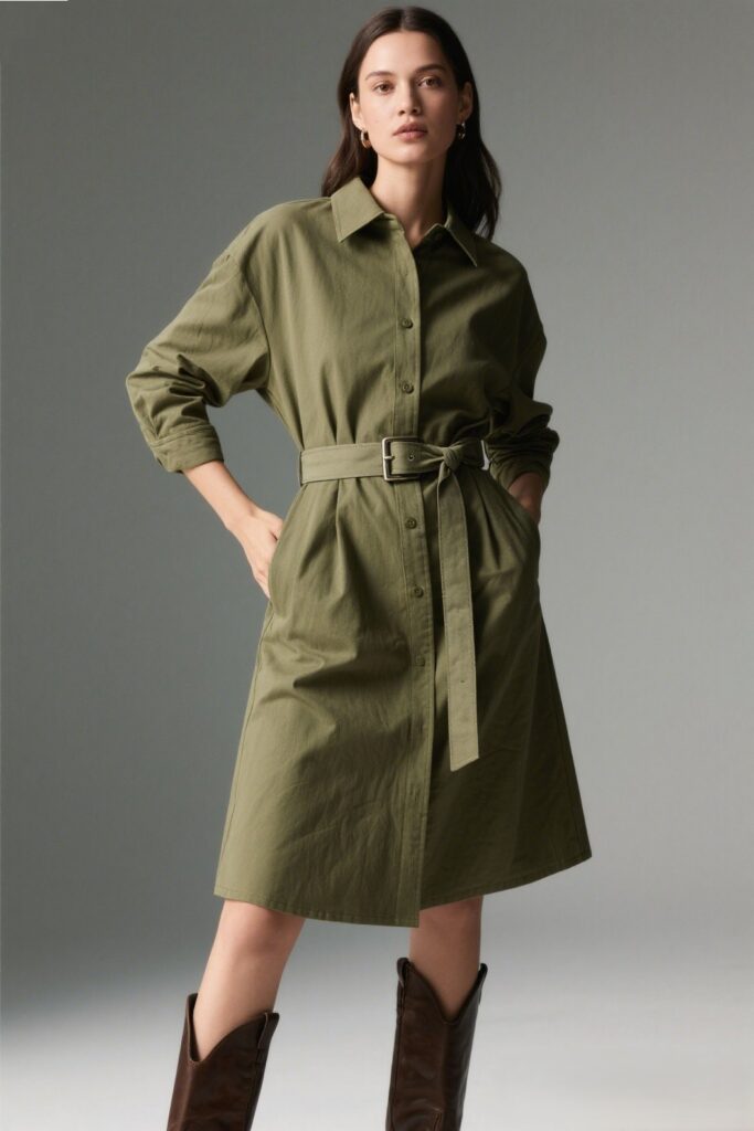 3. Add a Waist-Defining Belt (the right way)