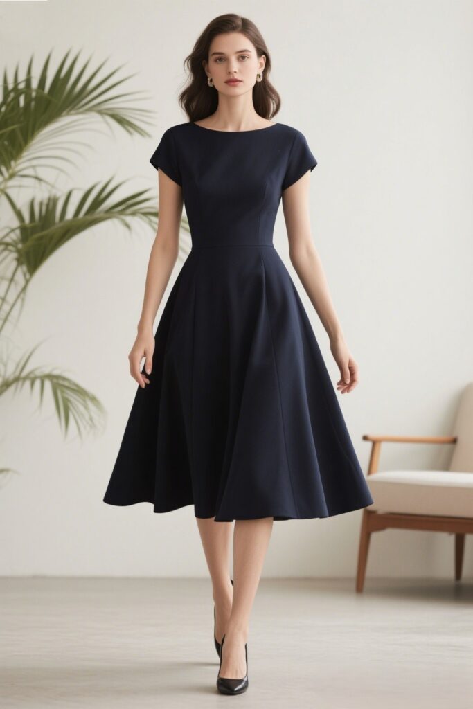 3. Watch the Hemline – Classic and Balanced
