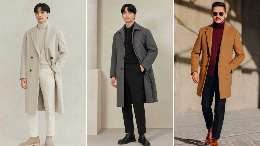 10 Elevated Fall Aesthetic Outfits For Men: The Overcoat Playbook