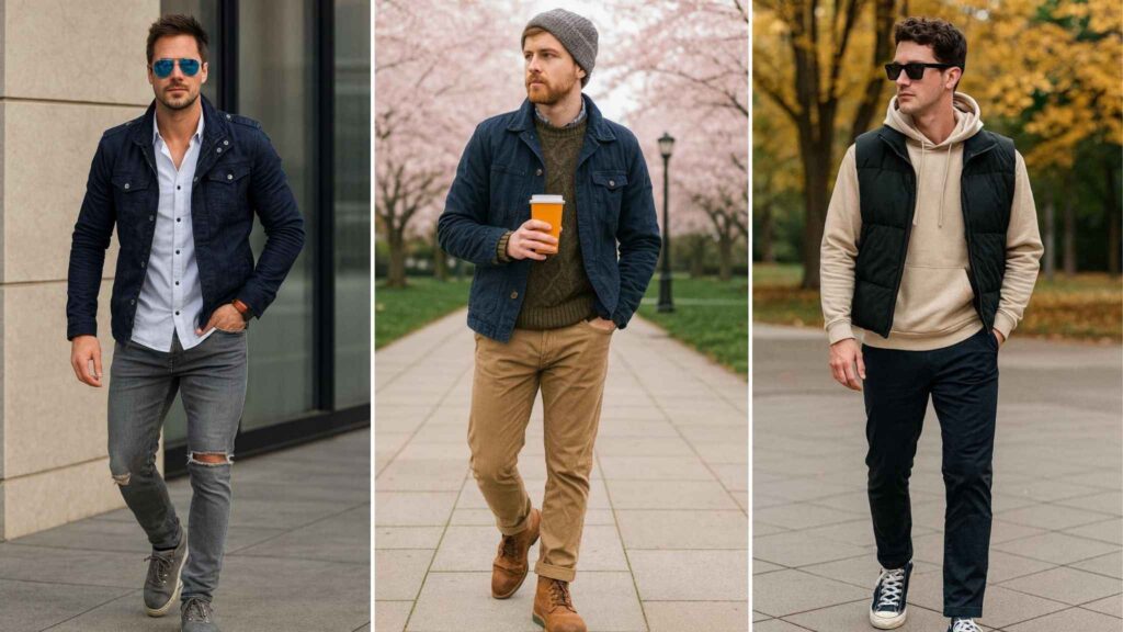 10 Fall Aesthetic Outfits for Men: Street-Ready Layers and Smart Textures