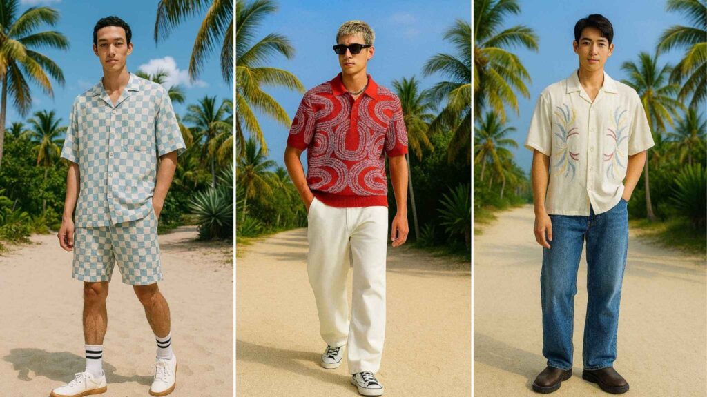 Sunshine Statement Makers: 10 Tropical Vacation Outfits Men Should Bookmark Now