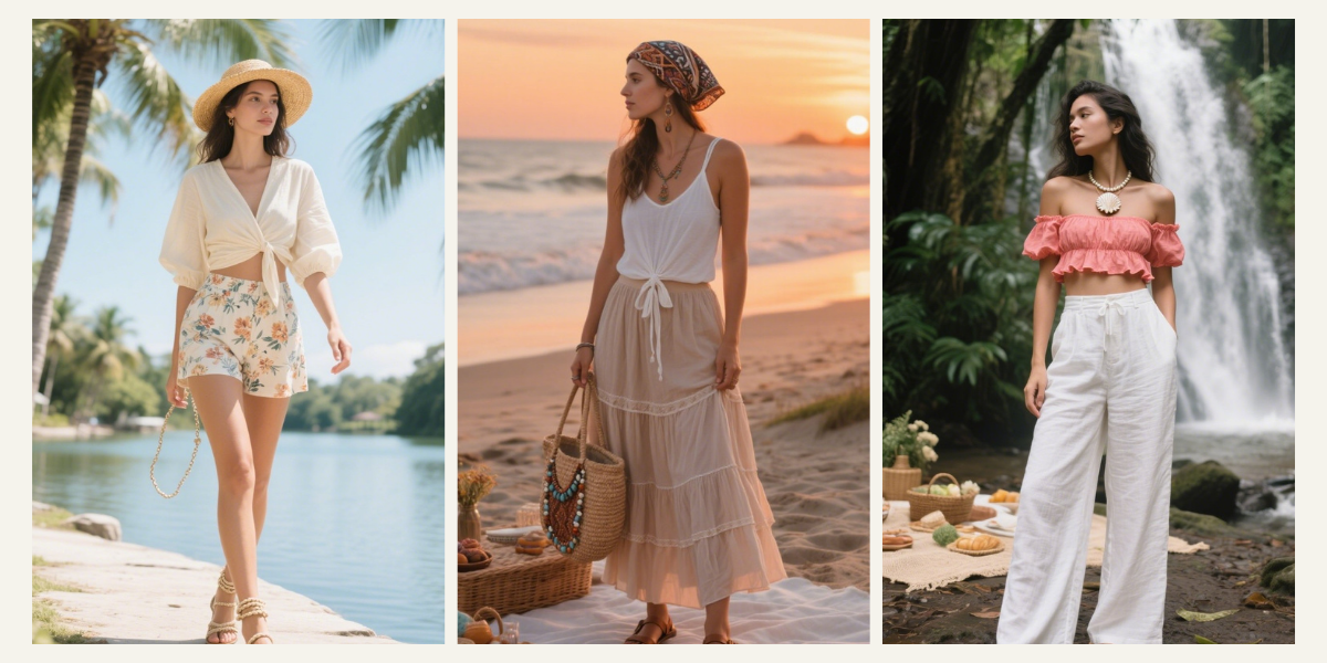10 Tropical Picnic Outfit Ideas for Women: Breezy, Romantic, and Sun-Kissed Style