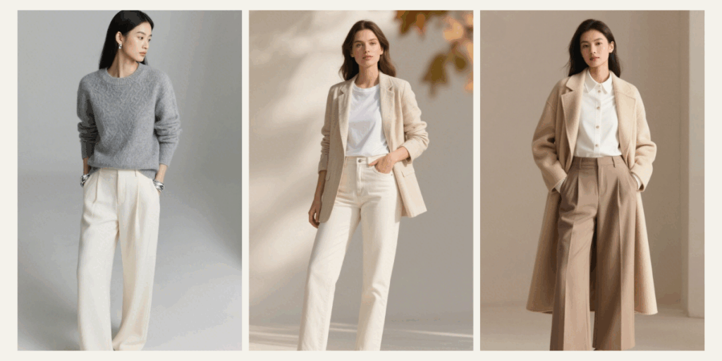 10 Fall Aesthetic Outfits for Women: The Timeless Allure of Neutrals in 2025 🤍🍂