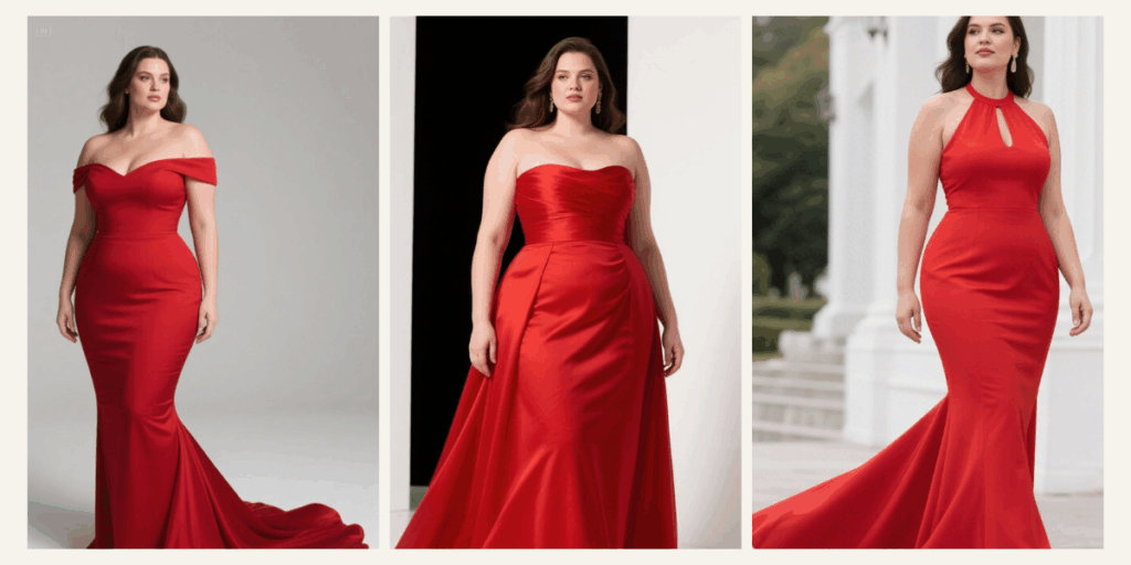 10 Red HOCO Dresses for Plus-Size Queens ❤️