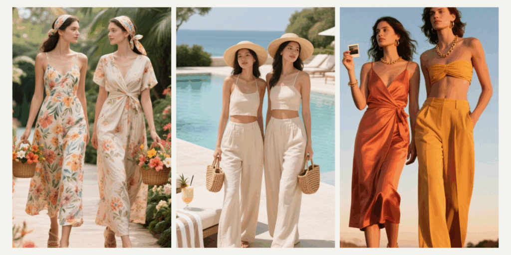 10 Matchy Tropical Vacation Outfits for Women