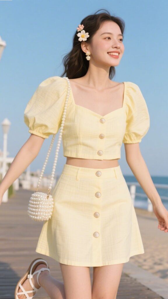 🐚 1. Pastel Co-ord Princess