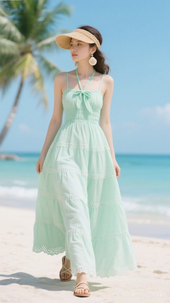 🐠 9. Mint Green Maxi Magic