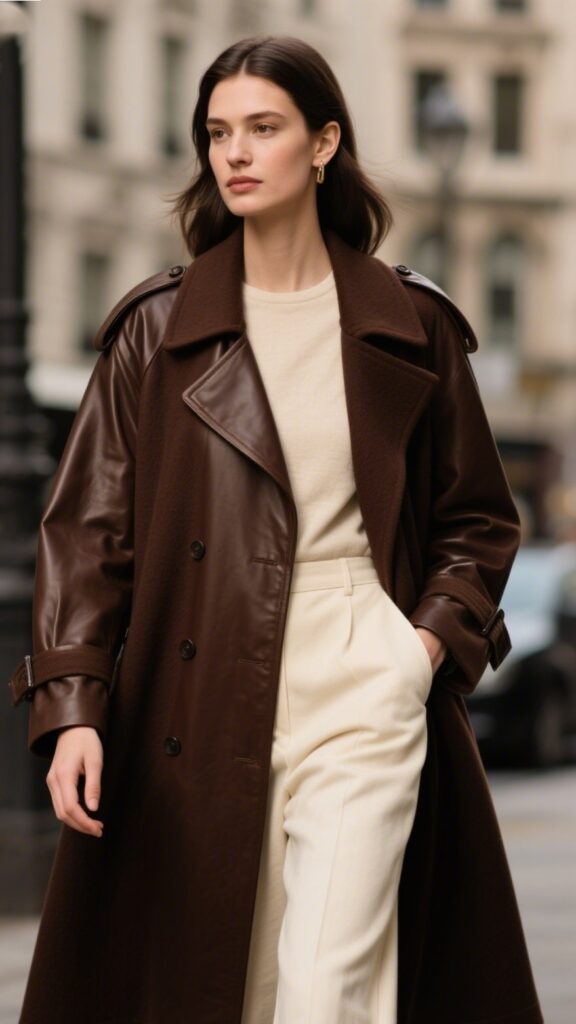 9. Espresso & Chocolate Outerwear ☕