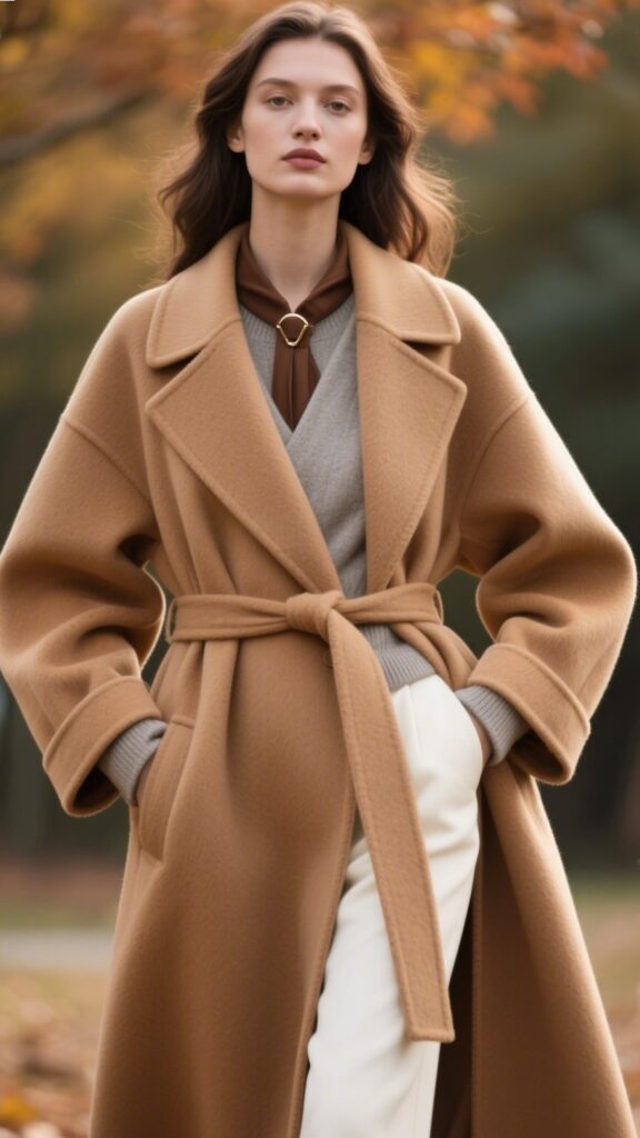 2. Camel Coats – The Forever Essential 🧥