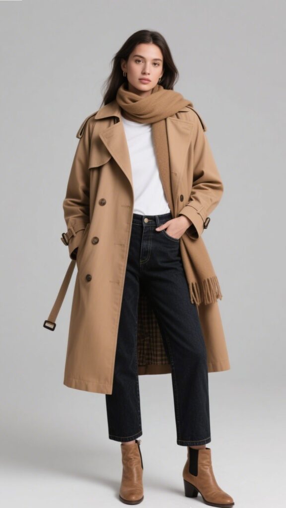 6. Elevated Denim With Tailored Outerwear