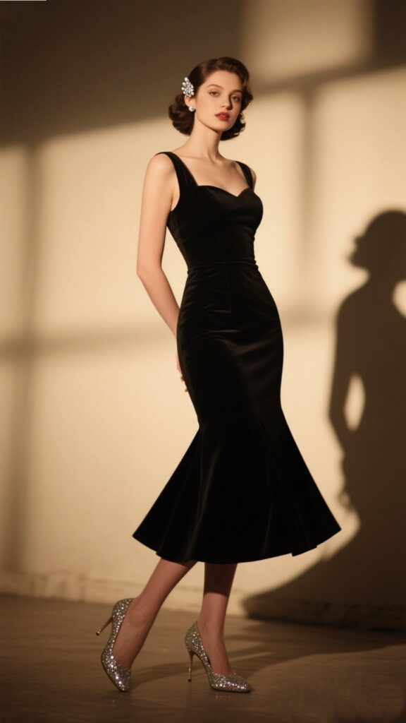 10. The Fit-and-Flare Black Dress – “The Forever Favorite”