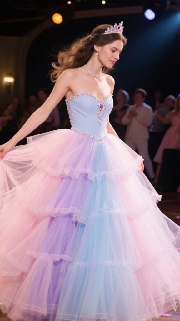 3. The Tulle Princess Dress – “Modern Fairytale”