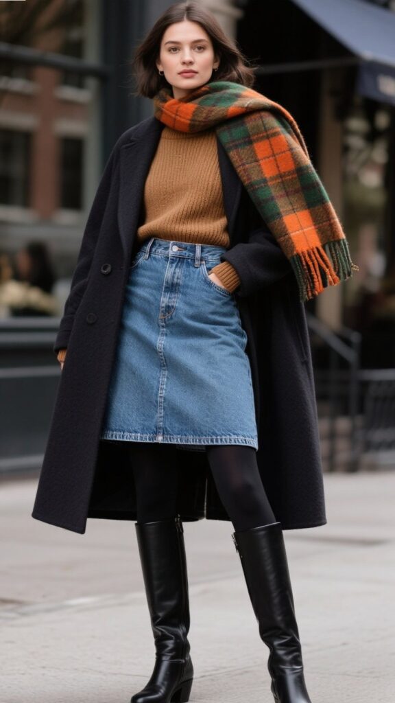 3. The Tights & Boots Classic 🧥