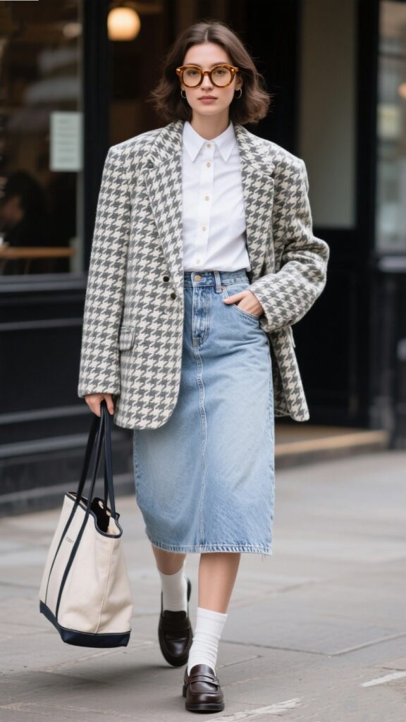 6. The Oversized Blazer Look 🖋️