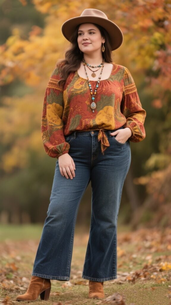 3. The Fall Boho Vibes 🍂🌻